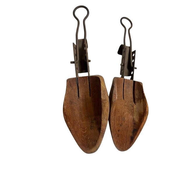 Antique Shoe Stretcher Form, Wood and Metal KUG Brand + Antique Wood Shoe Form - Picture 3 of 3